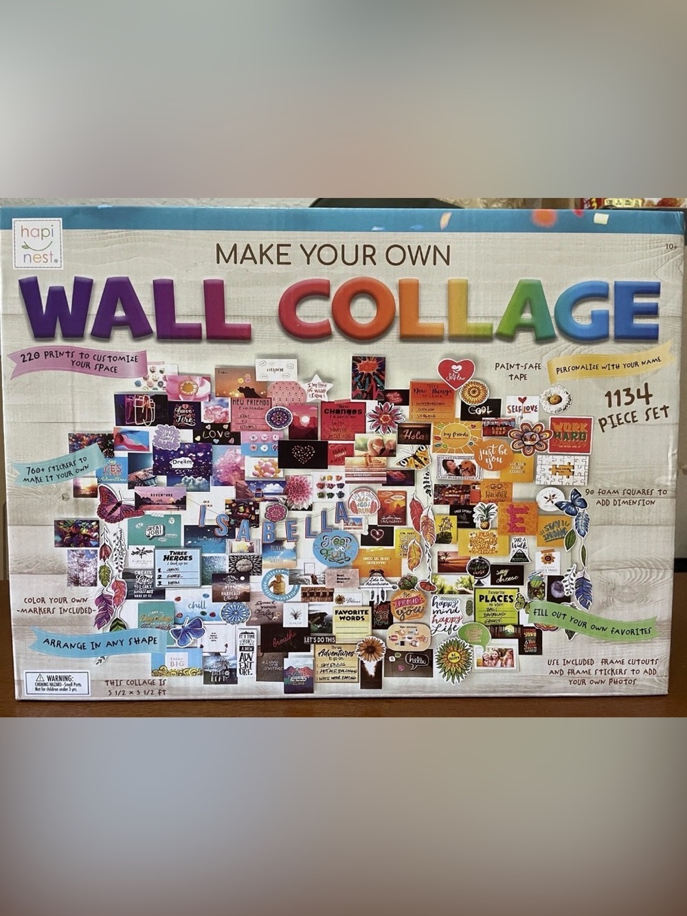 Hapinest Collage Kit Make Your Own Wall Picture Arts and Crafts Kit DIY New